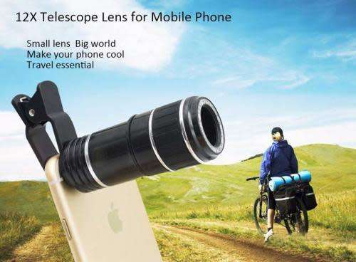 8X Zoom UNIVERSAL Optical Clip Telescope Camera Lens For Tablet /Cellphone