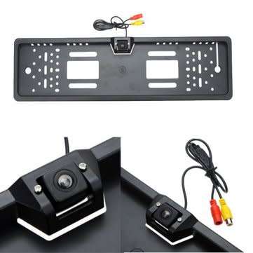 Number Plate Holder with 4Led Rear View Camera