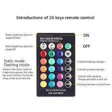 Auto Remote Controlled colorful LED Lamp RGB ( Small)