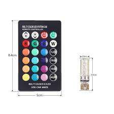 Auto Remote Controlled colorful LED Lamp RGB ( Small)