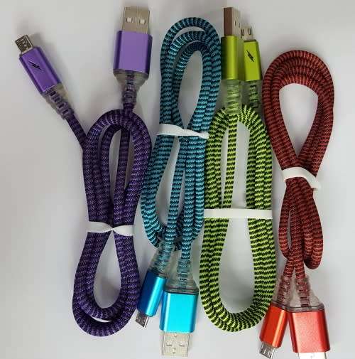 Dual Data & Charging Cable - Samsung USB Cable -  LED Data & Charging Cable for Samsung/Blackberry