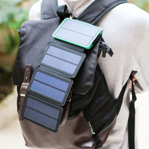 Solar Power Bank With 4 Solar Panel