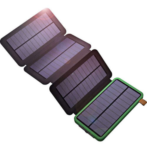 Solar Power Bank With 4 Solar Panel