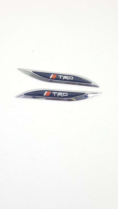 Toyota - TRD Car Decorative Side Fender Sticker 2 Pcs - Car Decoration