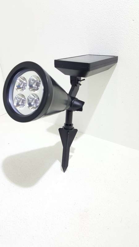 Waterproof 4 LED Solar Wall Lights in-Ground Lights Solar Outdoor Lighting