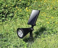 Waterproof 4 LED Solar Wall Lights in-Ground Lights Solar Outdoor Lighting