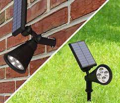 Waterproof 4 LED Solar Wall Lights in-Ground Lights Solar Outdoor Lighting