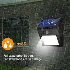 Solar wall powered 20 LED kit