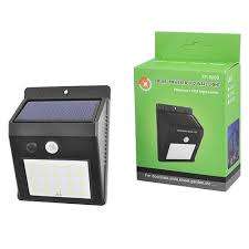 Solar wall powered 20 LED kit