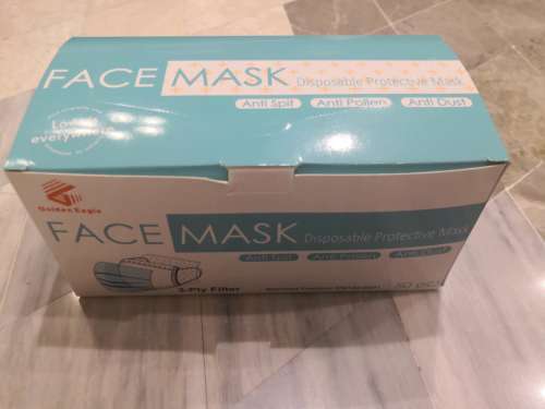 3ply face masks face mask  (50pcs in one box)