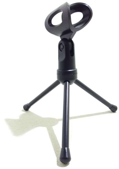 Microphone - Condenser Microphone With Tripod Stand - 3.5mm Jack PC/Mobile Condenser Microphone