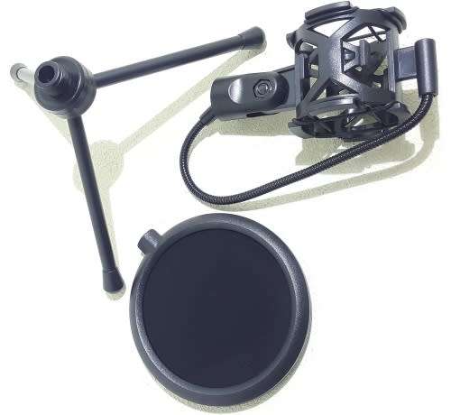 Microphone Stand - Mini Microphone Tripod Stand - Condenser Microphone Stand