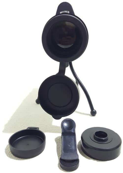 Mobile Scope - Cell Phone Spotting Scope - Dual Spotting Scope With Cellphone Mount