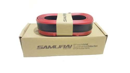 Rubber lip - Stylish 2.5m Rubber Lip fits most cars - 2.5m Samurai Color Rubber Lip Protector