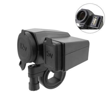 USB Cigarette Lighter Motorcycle Single