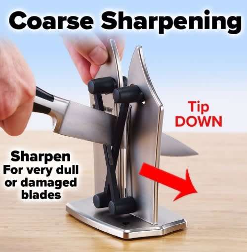 Knife Sharpener Special!!! Hone, Sharpen and Polish Knifes with a tungsten carbide Knife Sharpener
