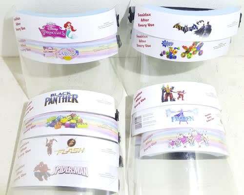 Face Shield - Kiddies Face Shields - Children Face Shield - Kids Protective Face Sheilds