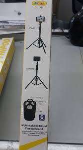 Q-L 1388 51in Selfie Stick with Wireless Charging Bluetooth Remote Portable Tripod Mount for Sma