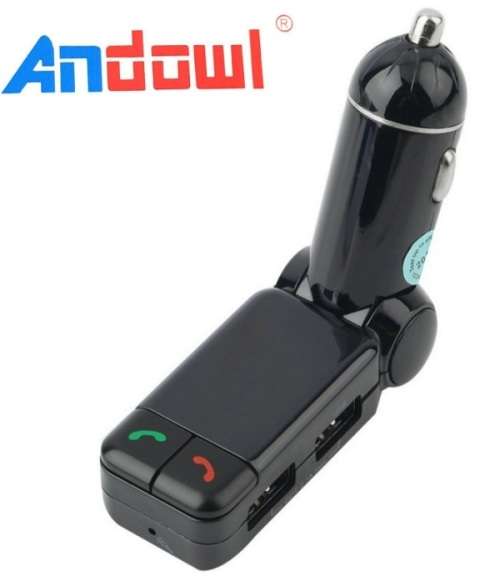 Car charger and transmitter FM, MP3, Bluetooth ANDOWL Q-B75