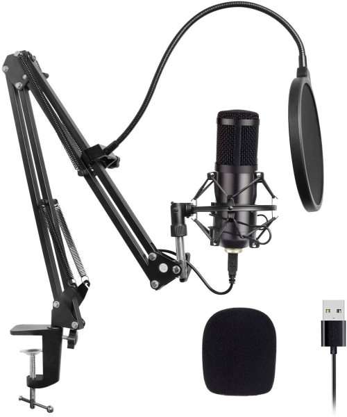 Ntech C-Clamp Adjustable Desk Microphone Stand