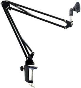Ntech C-Clamp Adjustable Desk Microphone Stand