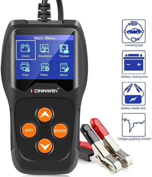 Car Battery Tester - Konnwei Battery Tester - Konnwei KW600 Battery Tester with updateable Software
