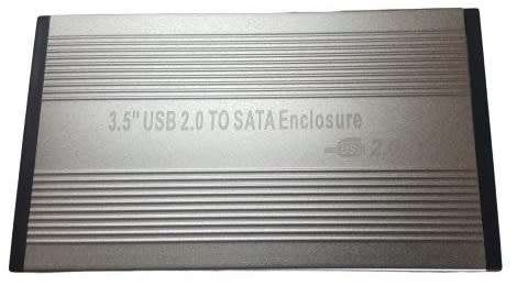 External HDD Case - 3.5 Inch HDD Enclosure - SATA HDD External 3.5" Hard Drive Case