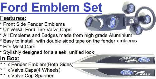 Ford Emblem Special!!! Ford Badges - Ford Emblem Set - Ford Badge Set