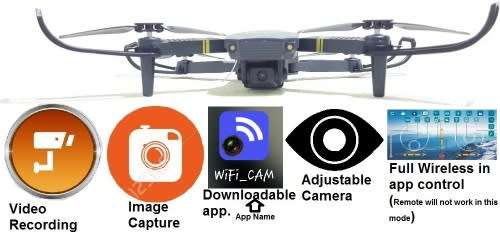 Drone - Mini Drone - Folding Wing Mini Drone with Mobile connectivity - FO-F708 Mini Drone