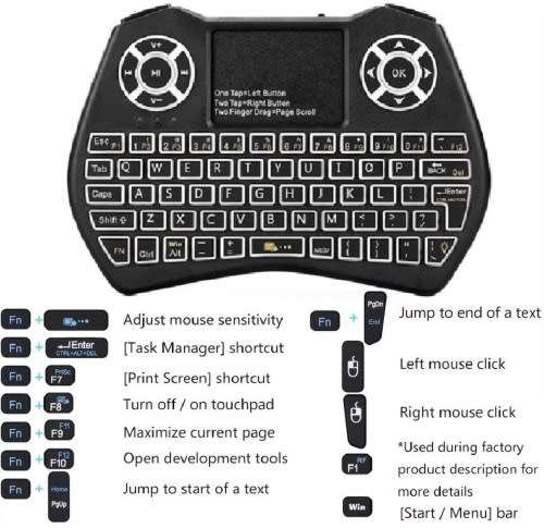 Mini Wireless Keyboard & Mouse Q-319 ANDOWL