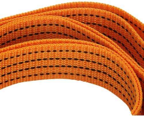 Tow Rope - 4m Towing Rope with Hooks - 5 Ton 4m x 5cm Tow Rope with 2 Hook Clips