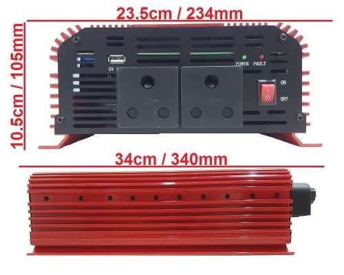 3000W Inverter - DC to AC 3000W Modified Sine Wave Power Inverter
