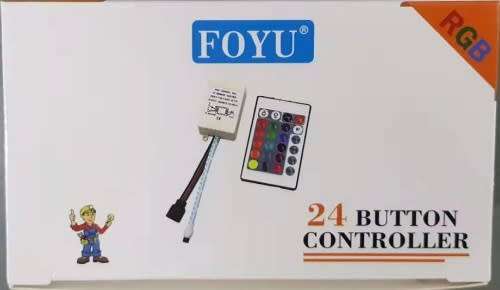 LED Light Strip Controller - 12V RGBW LED Remote Control Unit