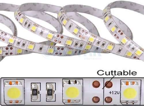 LED Light Strip - 5050 White LED Strip Light - 5m White LED Light Strip