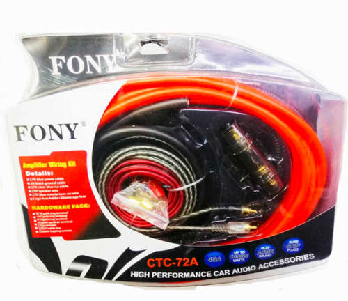 FONY Amplifier Wiring Kit 4GA