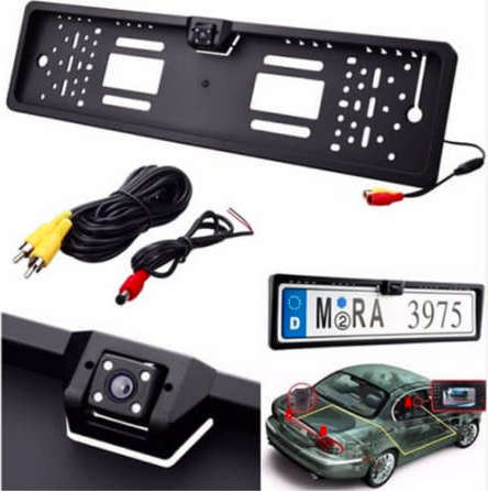 Rearview Camera - Number plate rearview Camera - Rearview Camera with parking Sensors