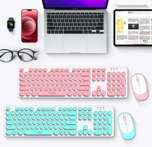 Andowl Wireless Keyboard And Mouse Set