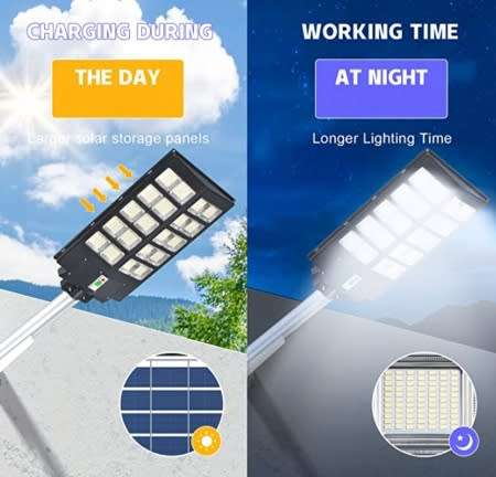 JT Clear Solar Street Lamp 1000W