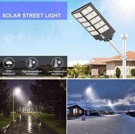 JT Clear Solar Street Lamp 1000W