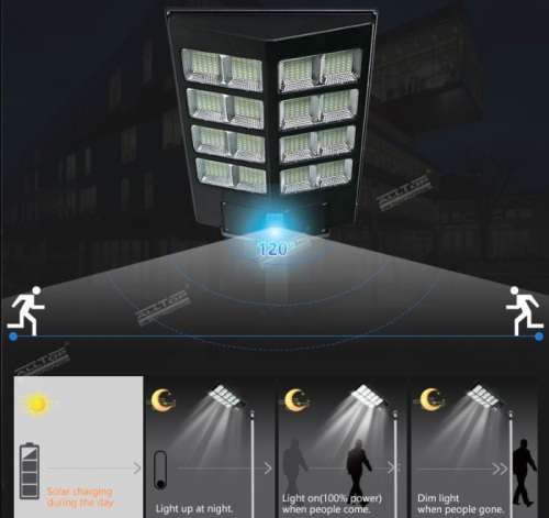 JT Clear Solar Street Lamp 1000W