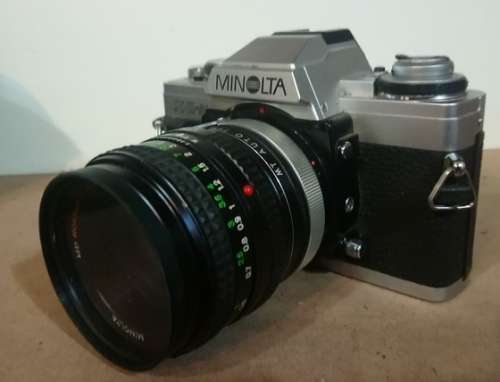 Minolta XG-M with 50mm f1:7 Minolta Rokkor lens