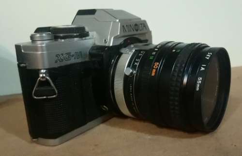 Minolta XG-M with 50mm f1:7 Minolta Rokkor lens