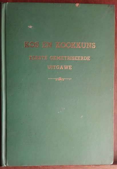 Kos en Kookkuns - Eerste Gemetriseerde Uitgawe