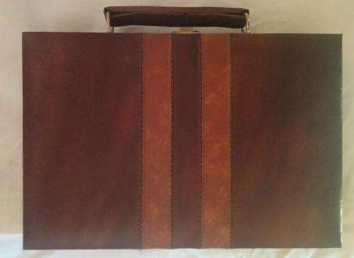 Backgammon in leatherette case