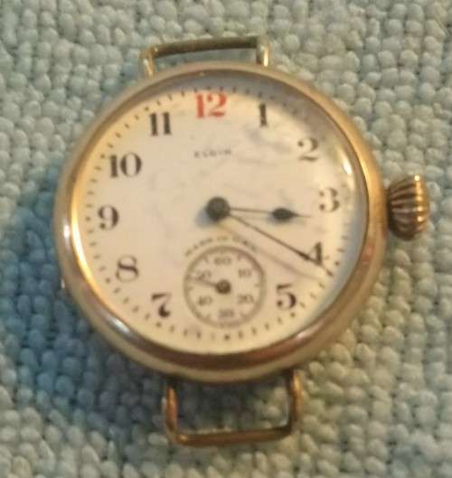 Elgin Vintage Gold Plated Mens Watch