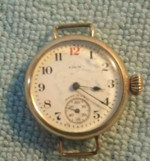 Elgin Vintage Gold Plated Mens Watch