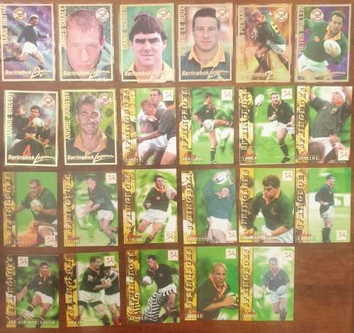 1997 Springbok and legends Panini Rugby Cards