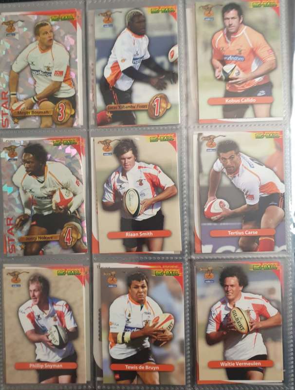 2010 Big ball rugby cards