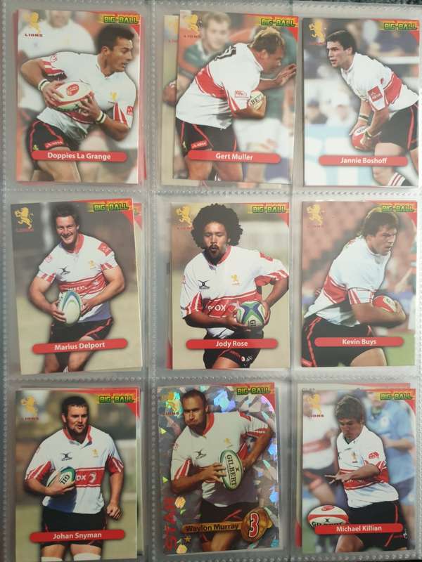 2010 Big ball rugby cards