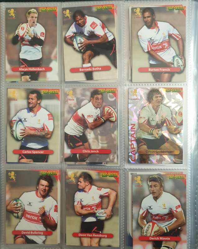 2010 Big ball rugby cards
